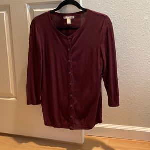 Banana Republic Maroon Sweater